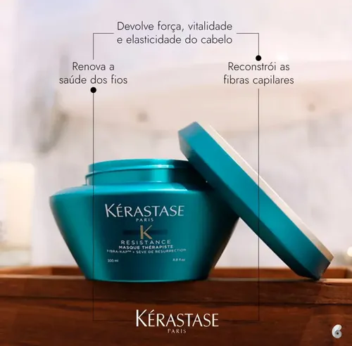 Seu cabelo está elástico e quebrando? Veja a análise sincera da Kérastase Résistance Thérapiste.